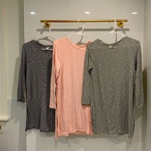 Set of 3 Old Navy Luxe tunics - NWOT